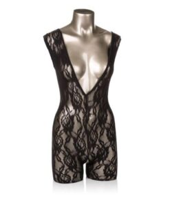 Scandal Lace Body Suit Black O/S