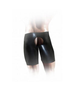 Fist-it Latex Unisex Fisting Short - Black - L/xl