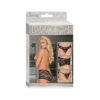 Booty Packs Lace Crotchless 3 Pack Black S/m