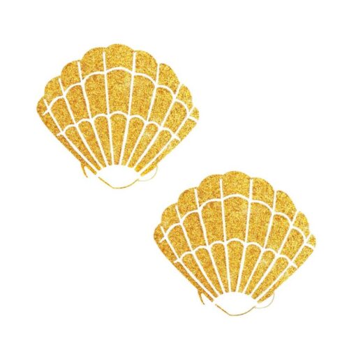 Neva Nude Pasty Shells Glitter Gold - Image 2