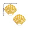 Neva Nude Pasty Shells Glitter Gold
