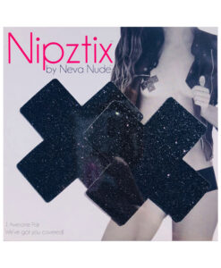 Neva Nude Pasty X Factor Glitter Black