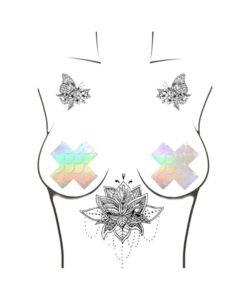 Alternative view of Neva Nude Pasty X Factor Holographic