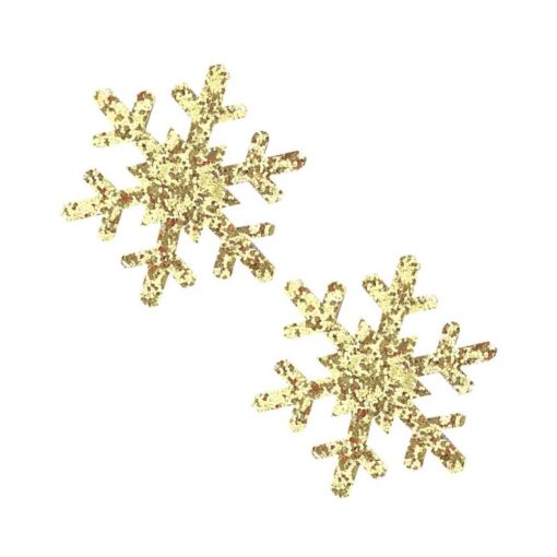 Neva Nude Pasties Snowflake Glitter Gold - Image 2