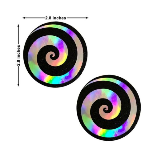 Neva Nude Pasty Spiral Holographic - Image 3