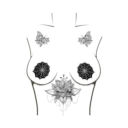 Neva Nude Pasty Spider Web - Image 3