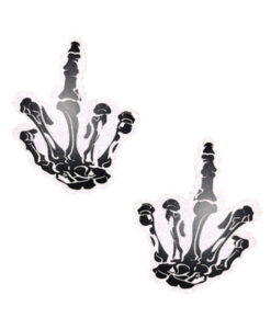 Neva Nude Pasty Skeleton Fu Hand On Snow Sprite White Glitter
