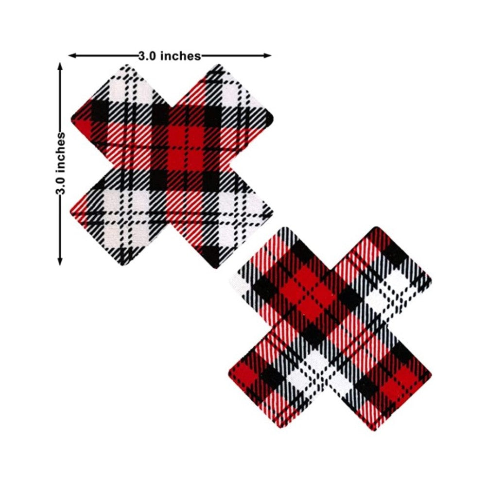 Neva Nude Pasty X Factor School Girl Plaid - Image 2