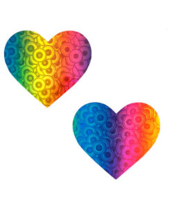 Neva Nude Pasty I Heart U Trippy Kaleidoscope