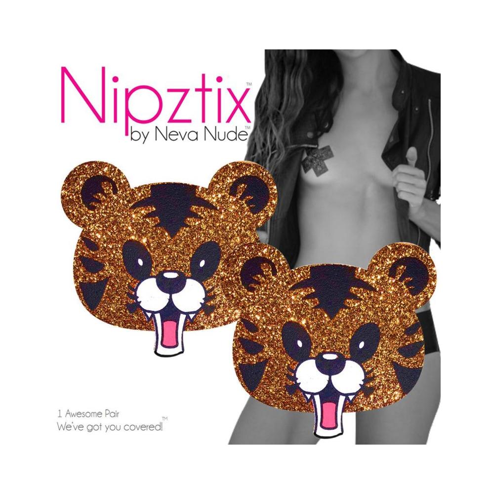 Neva Nude Pasty Spirit Animale Tiger Glitter - Image 3