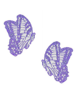 Neva Nude Pasty Butterfly Glitter Lavendar
