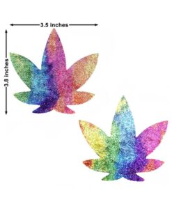 Alternative view of Neva Nude Pasty Weed Leaf Plur Fur Velvet