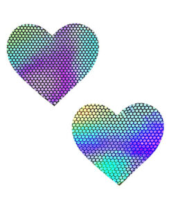 Neva Nude Pasty I Heart U Holographic Set Of 6