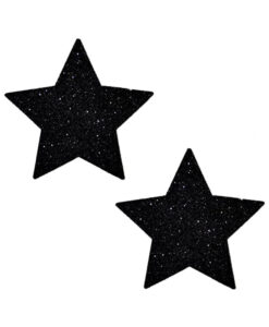 Neva Nude Pasty Starry Night Glitter Malice Black Set Of 6