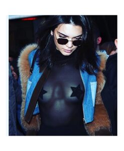 Alternative view of Neva Nude Pasty Starry Night Glitter Malice Black Set Of 6