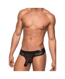 Male Power Hoser Hose Thong Black S/M
