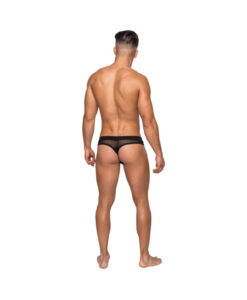 Alternative view of Male Power Hoser Hose Thong Black Lx