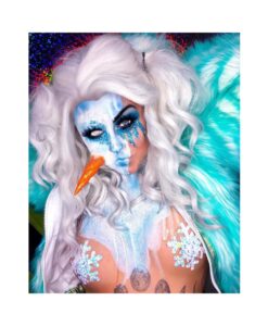 Alternative view of Neva Nude Pasty Snowflake Glitter Frost Pasties