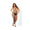 Rough Diamond Bodystocking Black Plus Size