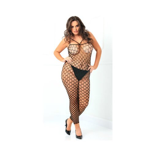 Rough Diamond Bodystocking Black Plus Size