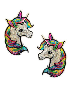 Neva Nude Reusable Pasty Unicorn Sequins