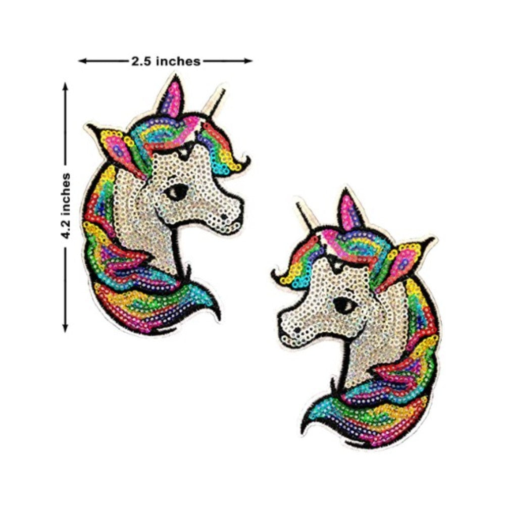 Neva Nude Reusable Pasty Unicorn Sequins - Image 3
