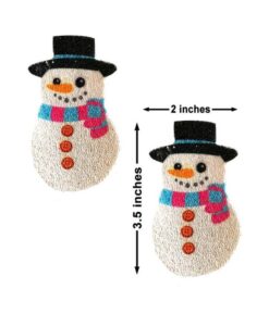 Alternative view of Neva Nude Pasty Snowman Glitter