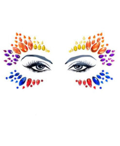 Alternative view of Neva Nude Crystal Pasty Pride Tribe Face