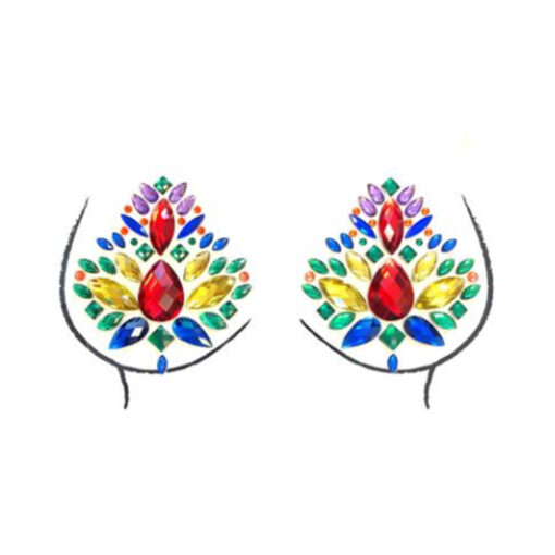 Neva Nude Crystal Pride Tribe Jewel Nipztix Pasties - Image 2