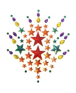 Neva Nude Crystal Pasties Pride Tribe Cleavage