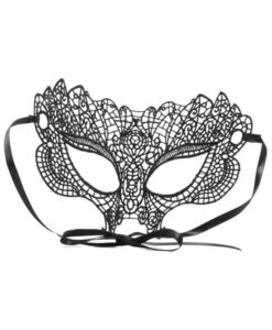 Princess Black Lace Mask Black