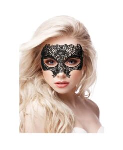 Alternative view of Princess Black Lace Mask Black