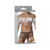 Male Power Stretch Net Peek-a-buns Black S/m