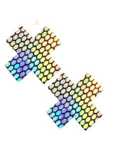 Neva Nude Pasty X Factor Mirrored Holographic