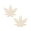 Neva Nude Pasty Weed Leaf Supernova Glow