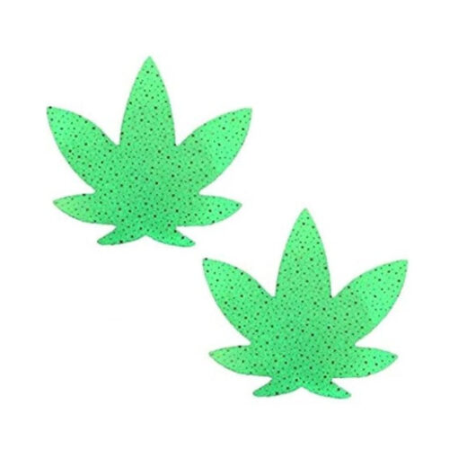 Neva Nude Pasty Weed Leaf Supernova Glow - Image 2