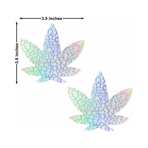 Neva Nude Pasty Weed Leaf Synaptic Glow - Image 3