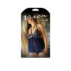 Vixen Naughty & Navy Caged Babydoll & Panty Queen Navy