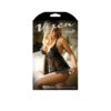 Vixen Moonlight Serenade Babydoll & G-string Os Black