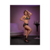 Magic Silk Oil Slick Triangle Bra & Boy Short Set Black Lx