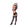 Magic Silk Sexy Time Triangle Bra & Cheeky Short Set Black Sm