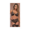 Magic Silk Bewitching Bralette & Panty Set Black Queen Size
