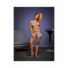 Magic Silk Oil Slick Triangle Bra & Boy Short Set Silver Queen Size