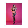 Magic Silk Sexy Time Underwire Bralette & Panty Set Black Queen Size