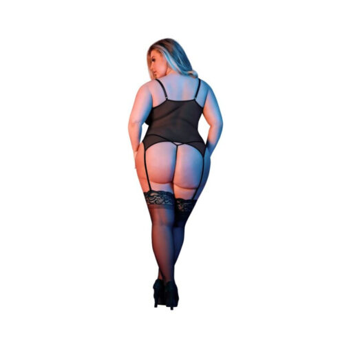 Magic Silk Sexy Time Merry Widow & G-set Black Queen Size - Image 3