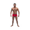 Male Power Pure Comfort Modal Wonder Short Red Xlarge