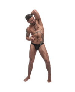 Male Power Pure Comfort Modal Sport Jock Black Lx