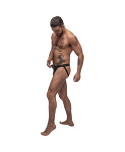 Male Power Grip & Rip Rip Off Thong Black Lx