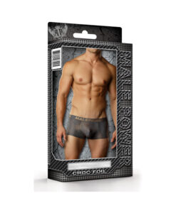 Male Power Croc Foil Mini Pouch Short Grey Xlg