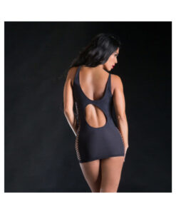 Alternative view of Beverly Hills Spaghetty String  Dress Wid Leaf Os Black